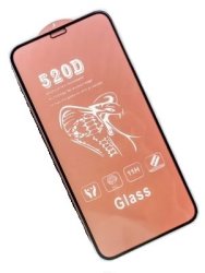 LCD apsauginis stikliukas "11D Full Glue" Apple iPhone XR / 11 juodas be įpakavimo