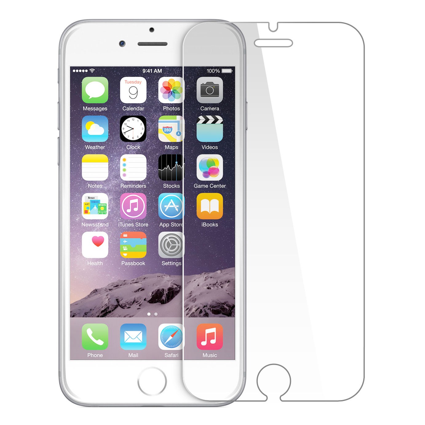 Apple iPhone 6 LCD apsauginis stiklas Tempered Glass