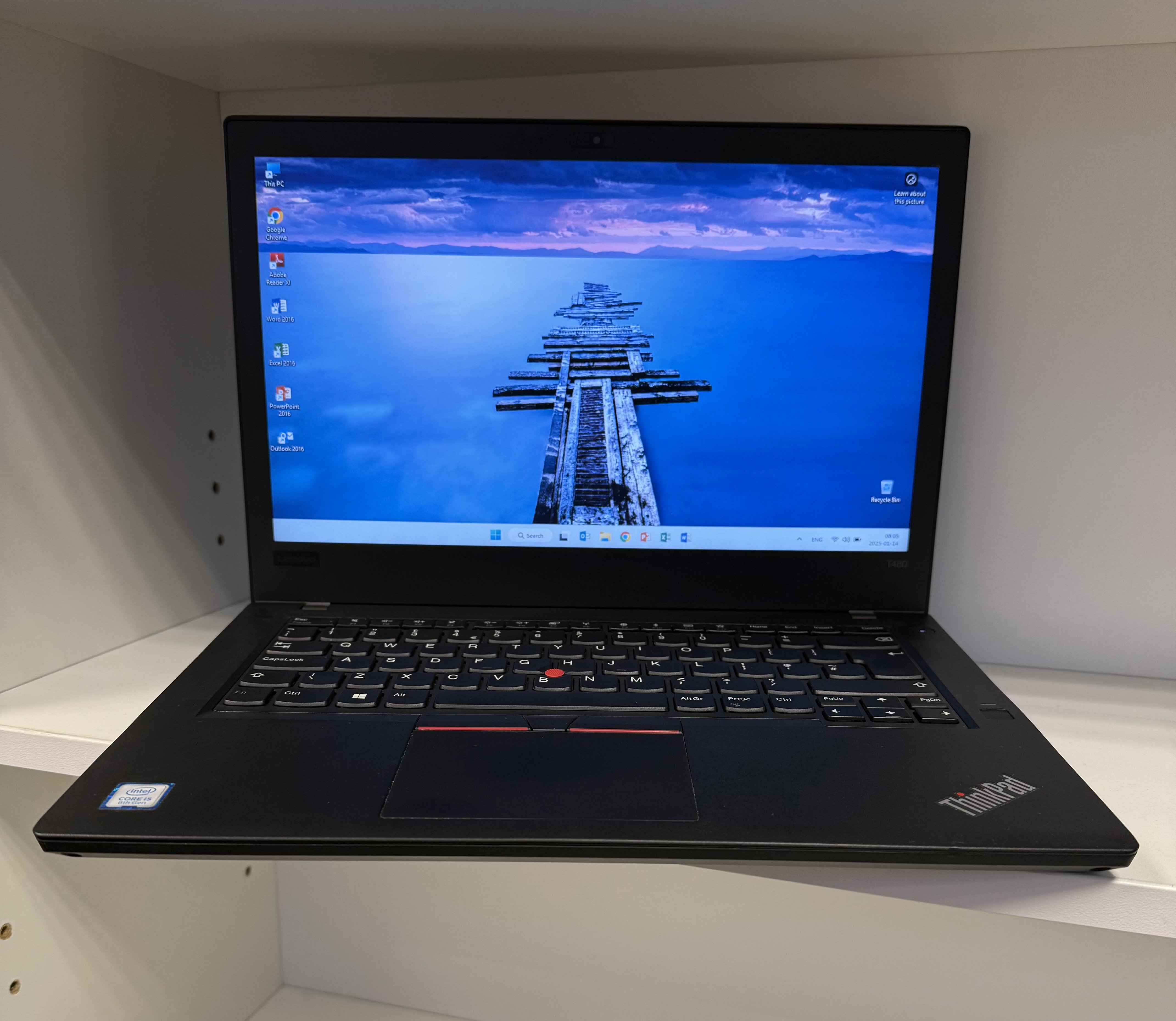 Lenovo ThinkPad T480 i5 -8350U 1.7GHz SSD M2 447Gb RAM 8Gb