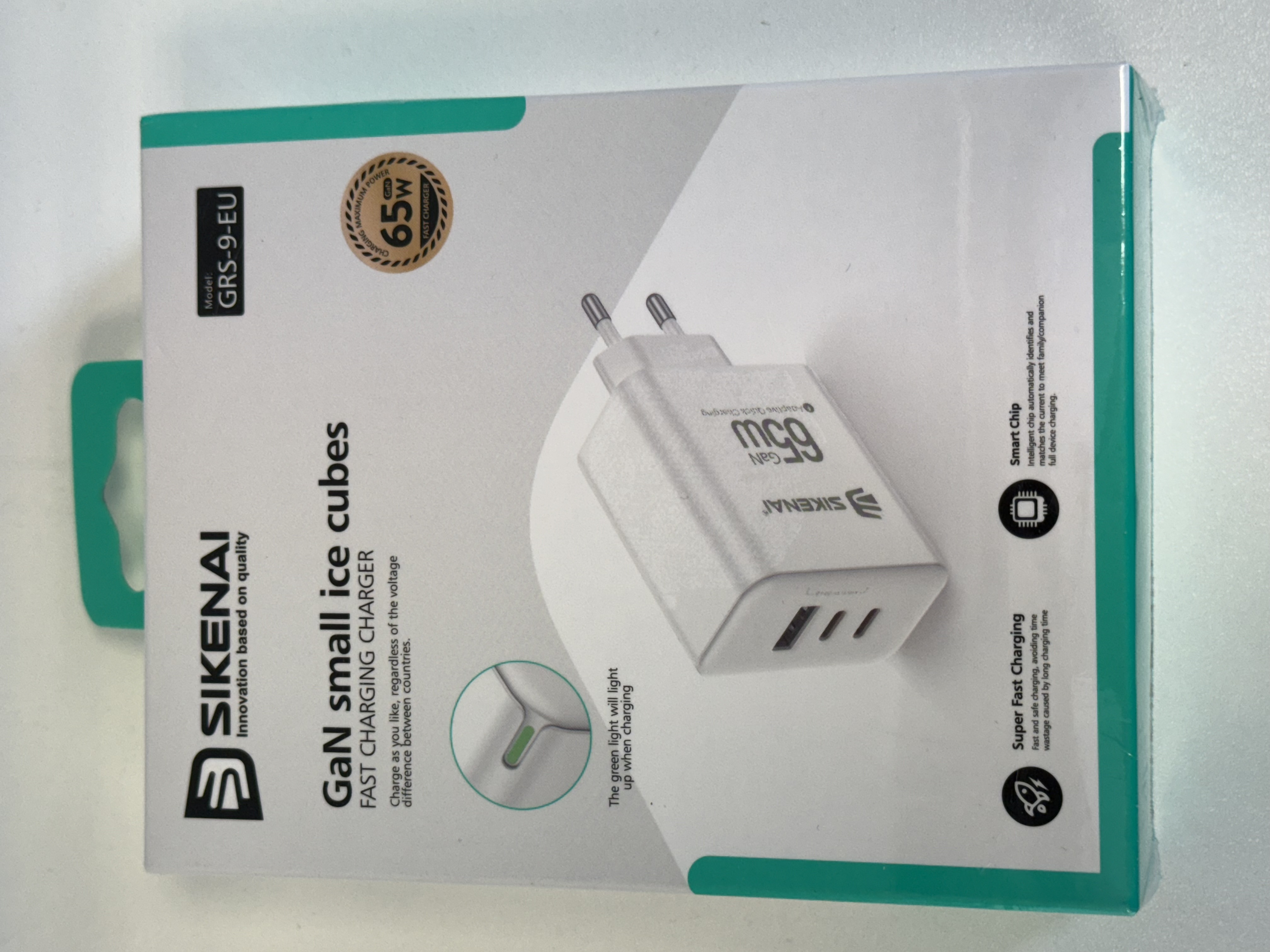 Kroviklis USB-C 65W GRS-9-EU (sikenai)