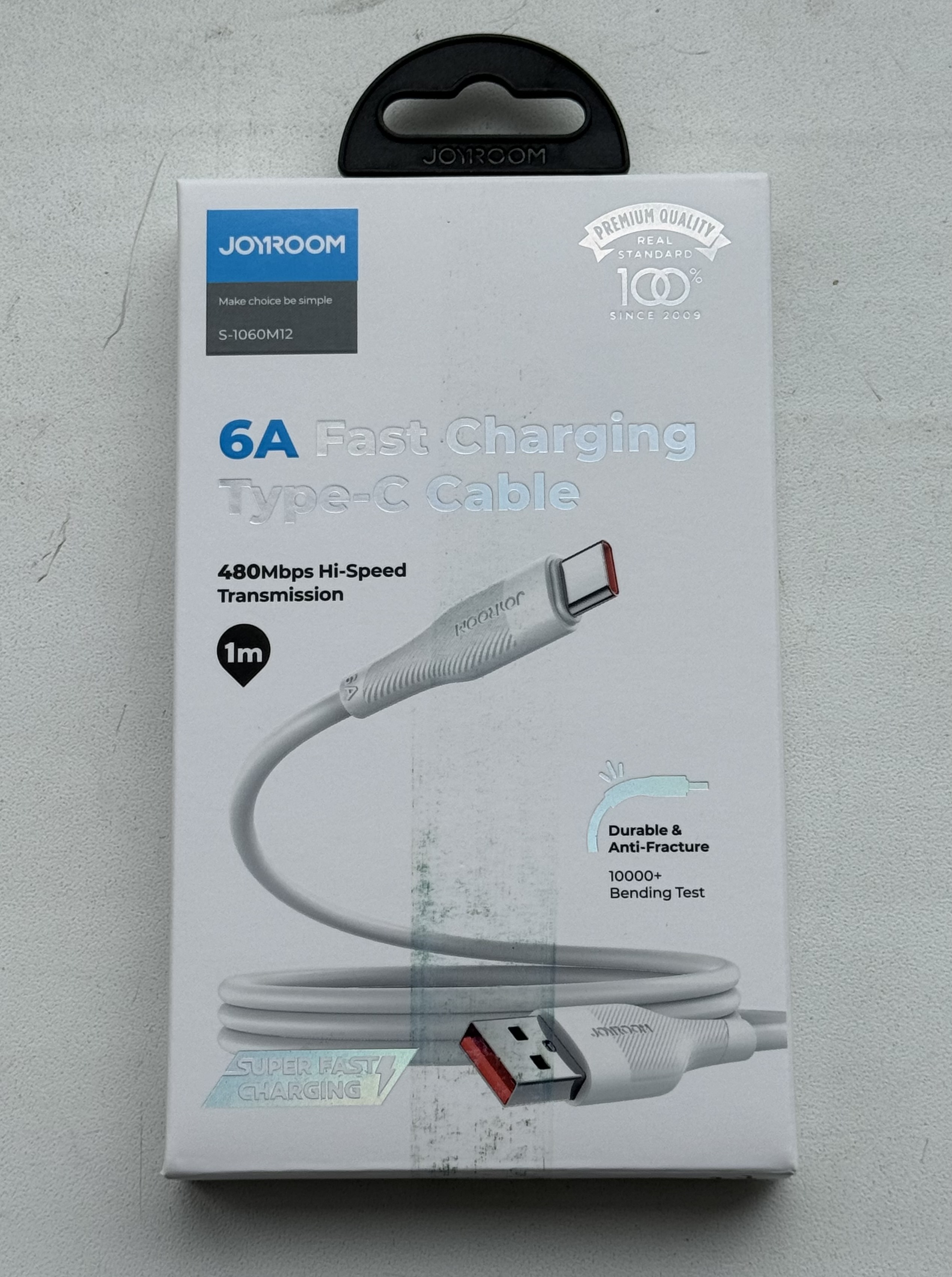 USB kabelis JOYROOM "USB-C (Type-C) to USB-C (Type-C)" (6A 1m) fast Charging